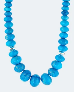 Collier mit Howlith und Hämatit Halsketten & Colliers