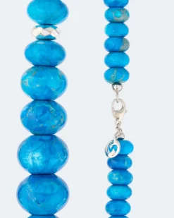 Collier mit Howlith und Hämatit Halsketten & Colliers