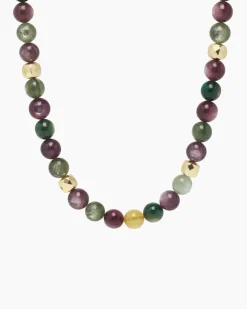 Best Collier mit Lepidolith und Hämatit Halsketten & Colliers