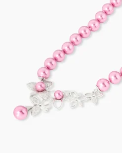 New Collier mit MK-Perlen und Zirkonia Halsketten & Colliers