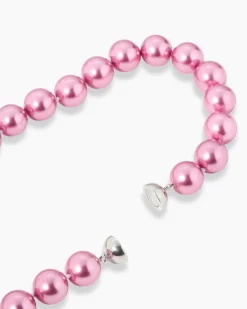 New Collier mit MK-Perlen und Zirkonia Halsketten & Colliers