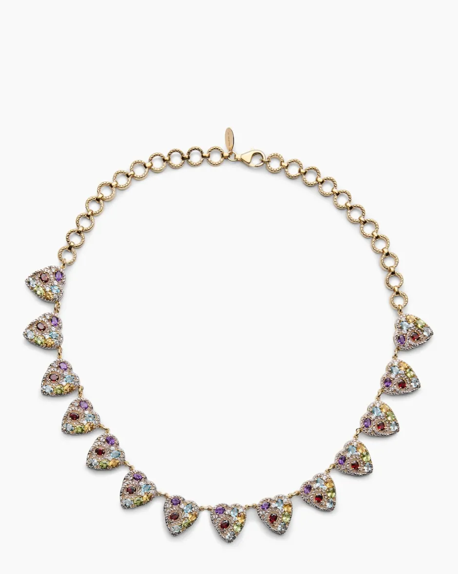 Best Collier mit Multi-Edelstein Halsketten & Colliers