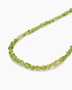 Discount Collier mit Peridot und Bergkristall-Dublette Halsketten & Colliers