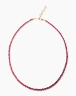 Collier mit Rubin Halsketten & Colliers