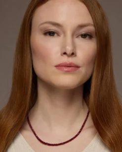 Collier mit Rubin Halsketten & Colliers