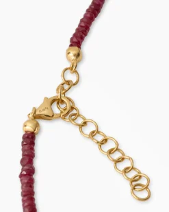 Collier mit Rubin Halsketten & Colliers