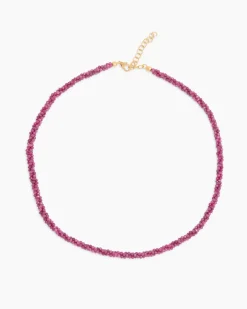 Clearance Collier mit Rubin oder Saphir Halsketten & Colliers