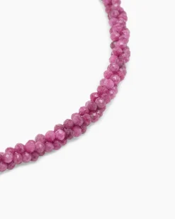 Clearance Collier mit Rubin oder Saphir Halsketten & Colliers