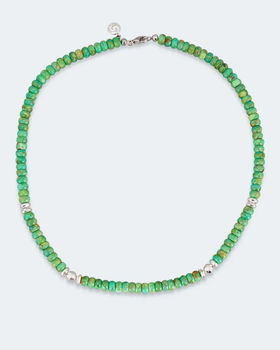 Outlet Collier mit Türkis und Hämatit Halsketten & Colliers