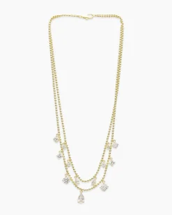Clearance Collier mit Zirkonia Halsketten & Colliers