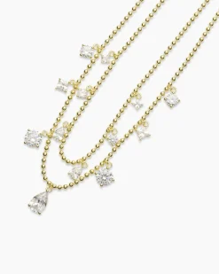 Clearance Collier mit Zirkonia Halsketten & Colliers