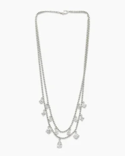 Clearance Collier mit Zirkonia Halsketten & Colliers