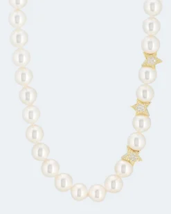 Online Collier MK-Perle 10 mm & Zirkonia Halsketten & Colliers