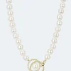 Online Collier MK-Perle 10mm & Zirkonia Halsketten & Colliers