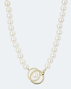 Online Collier MK-Perle 10mm & Zirkonia Halsketten & Colliers
