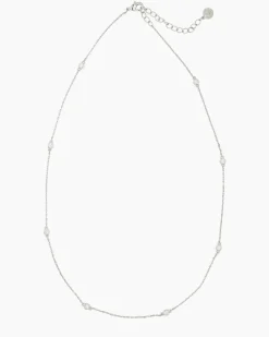 Collier-Set mit Zirkonia, 2tlg. Halsketten & Colliers