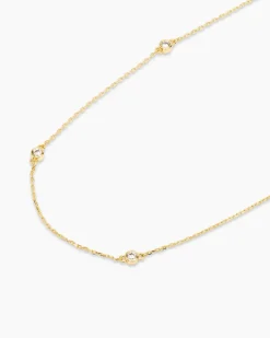 Collier-Set mit Zirkonia, 2tlg. Halsketten & Colliers