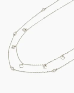 Collier-Set mit Zirkonia, 2tlg. Halsketten & Colliers