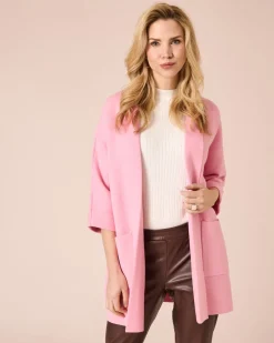 Sale Cosy Cardigan mit 3/4-Ärmeln Strickware