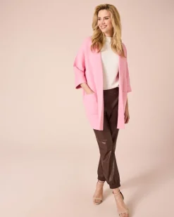 Sale Cosy Cardigan mit 3/4-Ärmeln Strickware