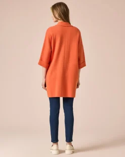 Sale Cosy Cardigan mit 3/4-Ärmeln Strickware