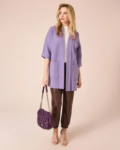 Sale Cosy Cardigan mit 3/4-Ärmeln Strickware