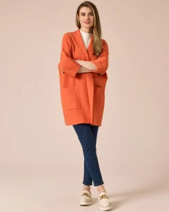 Sale Cosy Cardigan mit 3/4-Ärmeln Strickware