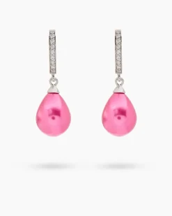 Clearance Creolen mit MK-Perle & Zirkonia Ohrringe