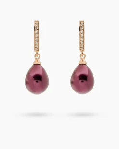 Clearance Creolen mit MK-Perle & Zirkonia Ohrringe