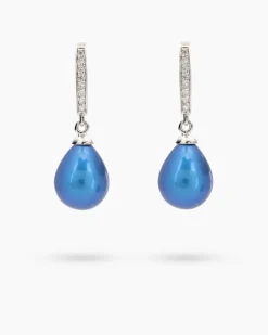 Clearance Creolen mit MK-Perle & Zirkonia Ohrringe