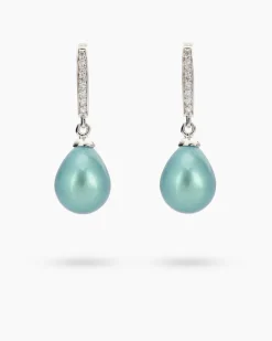 Clearance Creolen mit MK-Perle & Zirkonia Ohrringe