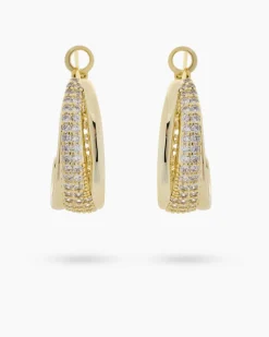 Best Creolen mit Zirkonia Ohrringe