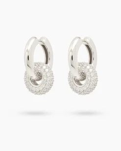 Creolen mit Zirkonia Ohrringe