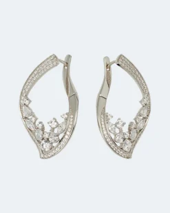 Discount Creolen mit Zirkonia Ohrringe