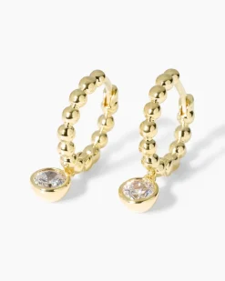 Online Creolen mit Zirkonia Ohrringe