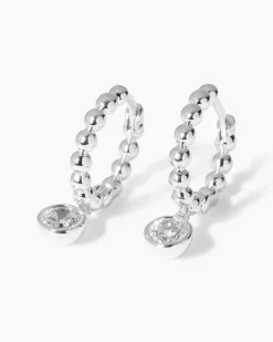 Online Creolen mit Zirkonia Ohrringe