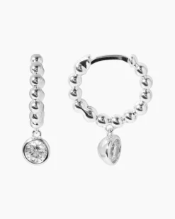 Online Creolen mit Zirkonia Ohrringe