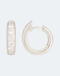 Clearance Creolen mit Zirkonia Ohrringe