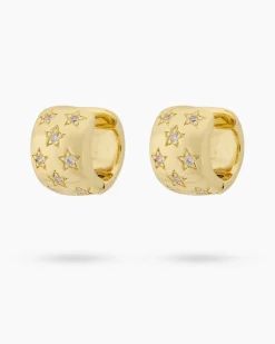 New Creolen mit Zirkonia Ohrringe