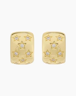 New Creolen mit Zirkonia Ohrringe