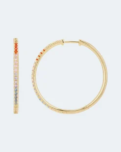 Best Creolen mit Zirkonia Ohrringe