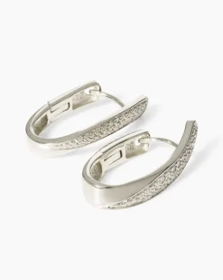 Discount Creolen mit Zirkonia Ohrringe