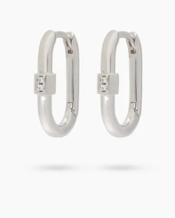 Discount Creolen mit Zirkonia Ohrringe