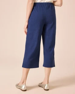 Outlet Culotte aus Struktur-Jersey Hosen