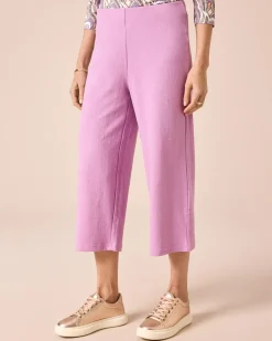 Outlet Culotte aus Struktur-Jersey Hosen