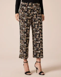 Outlet Culotte mit Punktedruck Hosen