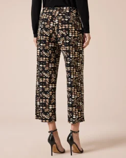 Outlet Culotte mit Punktedruck Hosen