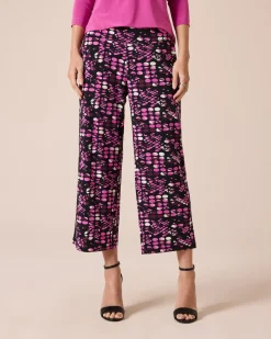 Outlet Culotte mit Punktedruck Hosen