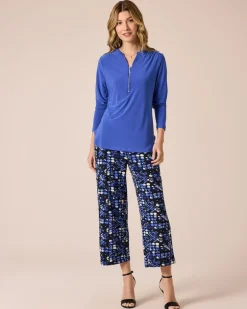 Outlet Culotte mit Punktedruck Hosen