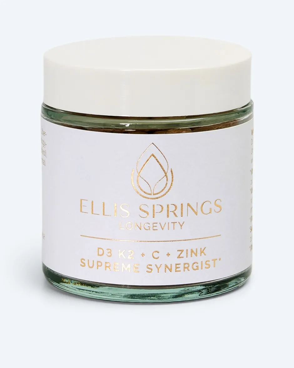 Sale D3 K2 + C + Zink Supreme Synergist, 60 Kapseln Nahrungsergänzung